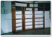 Rosewood Furniture - ffexample -  Curved back bookcase - 0" x 0" x 0"