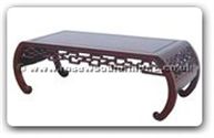 Chinese Furniture - ffckcoffee -  Curved style coffee table key design - 50" x 20" x 16"