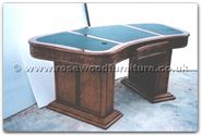 Rosewood Furniture - ffexample -  Special Computer desk with holes for cables - 0" x 0" x 0"