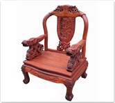 Chinese Furniture - ffdsfcha -  Sofa arm chair dragon design - 29" x 24" x 43"