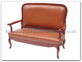 Chinese Furniture - fffl2sofa -  Love Seat - leather sofa french design - 52" x 24" x 41"