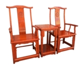 Chinese Furniture - fffychamcc -  ming chair w/carved on backset of 3> - 23" x 19" x 47"