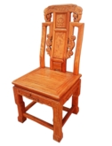 Chinese Furniture - fffyrdinch -  dining chair full carved - 18" x 17" x 40"