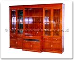 Chinese Furniture - ffhfc061 -  Rosewood Wall Unit - 110.25" x 23" x 82.5"