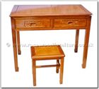 Chinese Furniture - ffhfl095 -  Rosewood Desk with F and D design chair Not Include - 34" x 19" x 30"