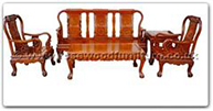 Chinese Furniture - ffhfl113 -  Rosewood Sofa Set Excluding Cushion Couch - 72" x 23" x 39"