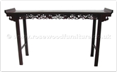 Chinese Furniture - fflo76hall -  Hall table lotus design - 76" x 20" x 42"