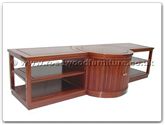 Chinese Furniture - ffls84tv -  T.v. cabinet with 28 inch recessed lazy susan - 84" x 28" x 20"