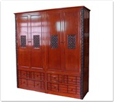 Chinese Furniture - fflzward -  Wardrobe ganoderma design - 79" x 23" x 82"