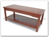 Chinese Furniture - ffm40scof -  Ming style coffee table with shelf - 40" x 18" x 17"