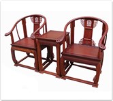 Chinese Furniture - ffmzc -  Ming chair w/carved - 25" x 20" x 39"