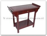 Chinese Furniture - ffp36altar -  Altar Table ith Drawer and Shelf - 36" x 14" x 30"
