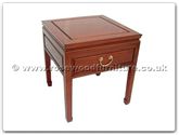 Chinese Furniture - ffpdside -  Side table with drawer plain design - 20" x 20" x 22"