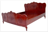 Chinese Furniture - ffqncqbed -  Queen Size Bed Queen Ann Legs With Carved - 60" x 78" x 0"