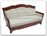 Chinese Furniture - ffr3fsofa -  Wood Frame Fabric Bench - 76" x 27" x 40"