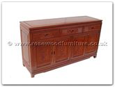 Chinese Furniture - ffr60bbuf -  Buffet with 3 drawers and 4 doors f and b design - 60" x 19" x 34"