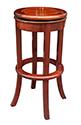 Chinese Furniture - ffrbstool -  Revolving bar stool - 14" x 14" x 30"