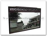 Chinese Furniture - ffrf67mir -  Wood frame bevel mirror f and b design - 67" x 42" x 2"
