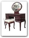 Chinese Furniture - ffrqldress -  Queen ann legs dressing table longlife design with mirror and stool - 48" x 18" x 31"