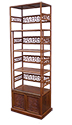 Chinese Furniture - ffshbkca -  Bookcase songhe design w/2 doors - 24" x 14" x 69"