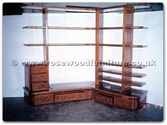Rosewood Furniture - ffexample -  Curved back shelving unit - 0" x 0" x 0"