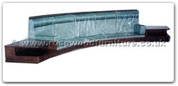 Rosewood Furniture - ffexample -  Wall hanging curved back sofa - 0" x 0" x 0"