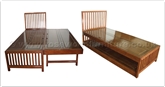Chinese Furniture - fftrbed -  Trundle bed - " x " x "