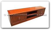 Chinese Furniture - fftv4dp -  T.V. cabinet plain design w/4 doors - 78.5" x 16.5" x 19.5"