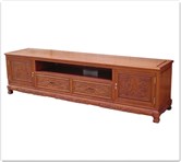 Chinese Furniture - fftvfdd -  T.V. cabinet full dragon design w/2 drawers and 2 doors - 85.5" x 19" x 22"