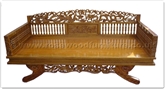 Product ff24981inv1 -  Traditional sofa bed open dragon and phoenix design 
