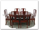 Product ff7302l -  Oval dining table longlife design with 2+4 chairs 