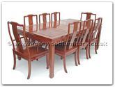 Product ff7305l -  Sq dining table longlife design with 2+6 chairs 