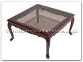 Product ff7327 -  Smoke glass top coffee table french design 