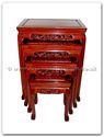 Product ff7338td -  Nest table dragon design tiger legs set of 4 