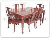Product ff7605l -  Sq dining table longlife design with 2+4 chairs 