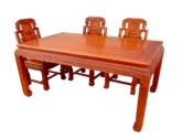 Product ffdinfcha -  dining table full carved w/6 chairs 