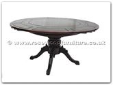 Product ffer60splo -  Extendable Round Dining Table With Special Pedestal Leg 