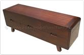 Product ffff8019r -  Red wood t.v. cabinet - 6 drawers 