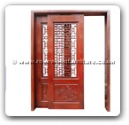 Product fffysdpk -  Sliding door peony carved w/open key design 