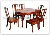 Product ffhfd075 -  Rosewood Oval Dining Table Long life Design with 6 chairs 