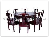 Product ffrd54din -  Round Dining Table Solid Dragon Carved Table With 8 Side Dragon Chairs 