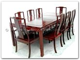 Product ffsl78din -  Sq dining table longlife design w2+6 chairs 