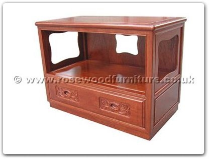 Rosewood Furniture Range  - ff116r38tv - T.v. cabinet with 1 drawer f and b design
