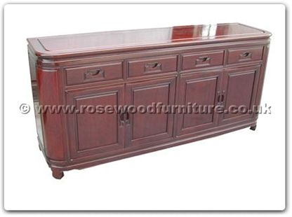 Rosewood Furniture Range  - ff120r40rbuf - Round corner buffet plain design