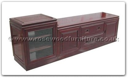 Rosewood Furniture Range  - ff129r35thf - T.v. and hi-fi unit set of 2