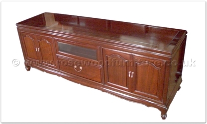 Rosewood Furniture Range  - ff162r7tv - Queen ann legs t.v. cabinet