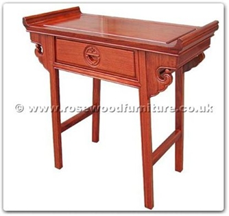 Rosewood Furniture Range  - ff33e24alt - Altar table with 1 drawer longlife design