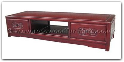 Rosewood Furniture Range  - ff35e40tv - T.v. case dragon design