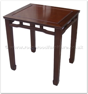 Rosewood Furniture Range  - ff39e10tab - Rosewood ming style sq dining table