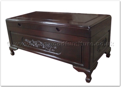 Rosewood Furniture Range  - ff40e11dc - Chest oval dragon design